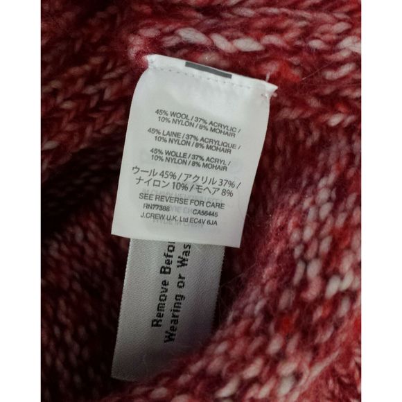 J. Crew Wool Mohair Turtleneck High Low Sweater - Picture 6 of 6